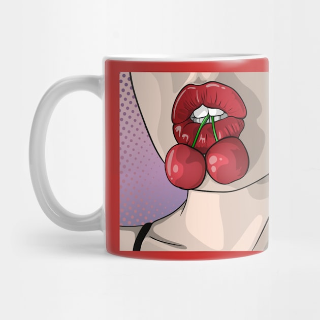 Cherries Pop Art by artforrart